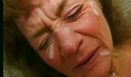 Fresh Russian sex doll moaning in glasses with partners, flashing granny orgasm